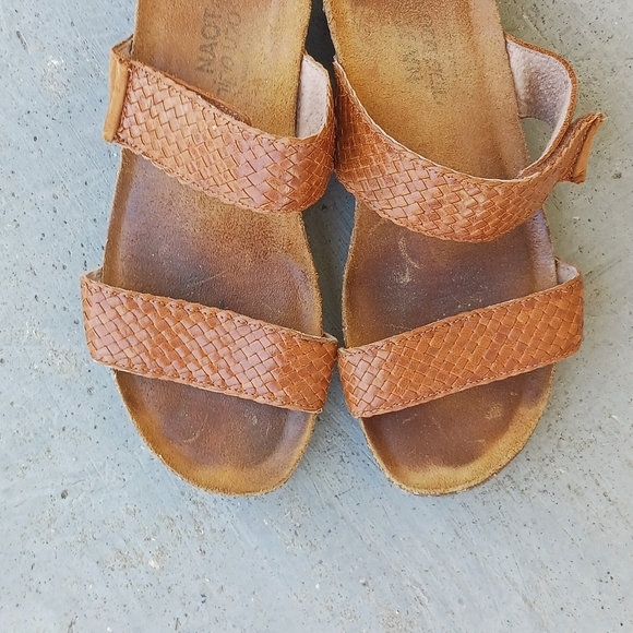 NAOT Brown Leather Women's Sandal - Picture 3 of 4